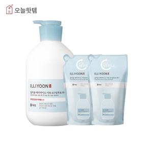 [일리윤] 일리윤 세라마이드아토6.0탑투토워시 1000ML +리필 500ml 2개