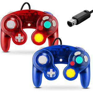 [관부가세포함] FIOTOK 게임 큐브 컨트롤러 클래식 유선 Wii Nintendo Gamecube 용 (클