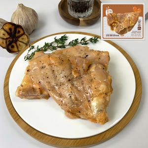 함께하닭 껍질없는 순살 닭다리살 그릴맛 100g 6팩