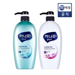 [하나로] 플러스 샴푸 비듬두피/손상모발 680ml (비듬두피/손상모발) x 2개