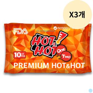 핫앤핫 핫팩 더블미니 어린이 손난로 2pcs X30매