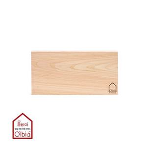 올비아 도마 편백 소 무절 40cm x 20cm요리 조리용 가정용 집들이선물 고급 선물용 원목 우드 나무 캄포나