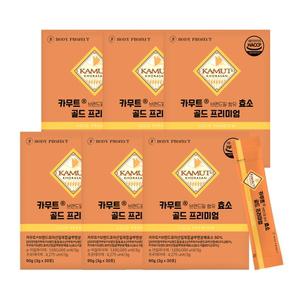 바디프로젝트 신기술인증 카무트 효소 골드 3g x 30포 6박스. 글루텐 분해효소