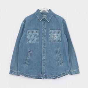 [펜디]펜디키즈 25SS FF포켓 로고 데님 남아 셔츠 JUA196 AMHX F0QG0/12A
