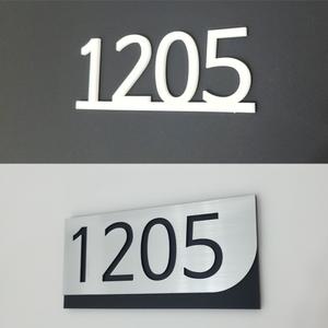아크릴 도어사인 아파트 빌라 사무실 펜션 오피스텔 동호수 숫자번호판 레터링 현관문호실 표찰 주문제작