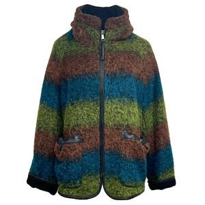 [데시데] 칼라라인 울소재 짚업자켓 DOW516