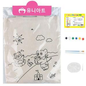 [JHQRGCTS_4B]유니아트 캔버스가방 물감세트 G75