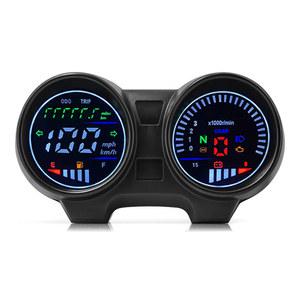 오토바이 주행 거리계 어셈블리 수정 타코미터 코드 테이블 CG125 전자 LCD 오토바이 계기판