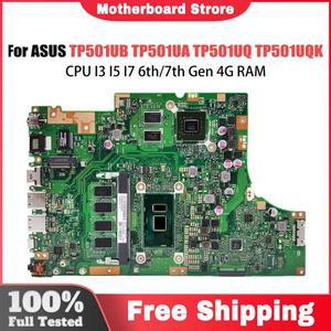 ASUS Vivobook TP501UB TP501UA TP501UQ TP501UQK 노트북 메인보드 CPU I3 I5 I7 Gen 4G RAM GT940M