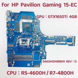 HP TPN-Q229 15-EC 노트북 마더보드용 메인 보드, CPU:R5-4600U R7-4800U AMD GPU:N18P-G62-A1 GTX1650TI,