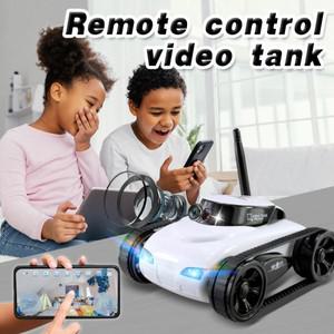 스마트 와이파이 FPV RC , 실시간 미니 소형 HD 카메라, 비디오 원격 제어 로봇 탱크, 무선 어린이 장난감