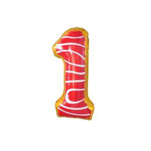 PW 도너츠숫자은박풍선(중)1 생일 파티 장식 백일