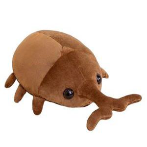 애착인형 장수풍뎅이 대형 브라운 쿠션 벌레 60cm