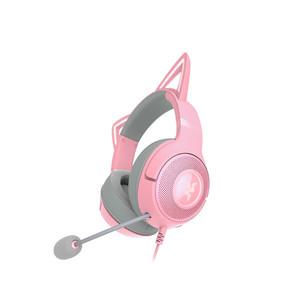 레이저코리아 크라켄 키티 Kraken Kitty V2 Quartz 게이밍 헤드셋