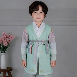 [보리보리/하랑한복]하랑한복 윤우랑+복주머니 유아 아동 남아 한복