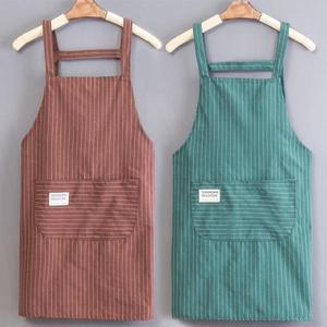앞치마 용 주방 가정 및 해외 순수 코튼 여성 새로운 그물 레드 여름 얇은 케이터링 특수