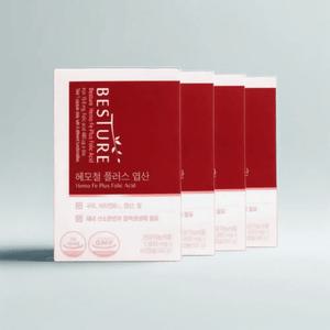 엽산 철분제 헤모철 플러스 임산부 혈액건강 4EA