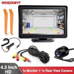 거치형 TV 모니터 자동차 후방 카메라 백업 키트 디스플레이 주차 시스템 4.3