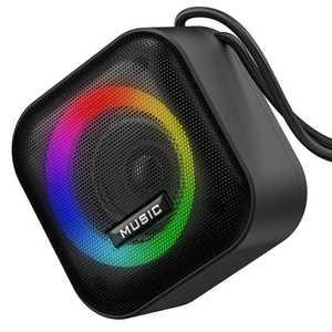 카오디오 스피커 고출력 블루투스 휴대용 RGB 다채로운 빛 방수 무선 서브우퍼 스테레오 서라운드 디스코