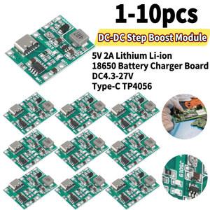 스텝 모듈 DC4 27V 조정 가능한 충전 스텝 부스트 모듈 이온 18650 충전기 보드 DIY 키트 부품