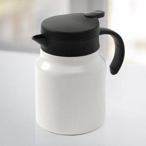 [IXHIND67_4B]이중진공 보온주전자(900ml) (화이트) 차포트