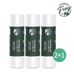 롤백 크린 대형 위생봉투 FROG 2+1 30x40cm 500매 롤 (WFGIJUI)