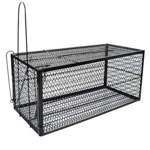 뉴트리아 잡는 유해동물 접이식 포획 야생동물 트랩 고양이 철제 포획틀 67x21x27cm