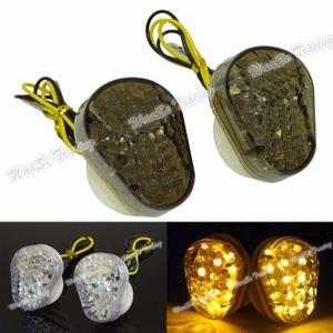 Waase LED 플러시 마운트 방향 지시등 깜박이 가와사키 닌자 Z750 Z750S ZX6R ZX7R ZX9R ZX10R ZX12R ZZR600
