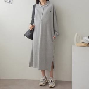 [보리보리/마미누리]임산부 자수 카라 수유원피스 임부원피스