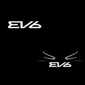 [HY6J14L9_51C0]D21 기아 EV6 LED 도어라이트 2개1세트