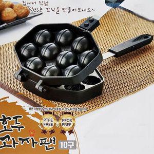 샤인빈 호두과자팬 10구 양면 틀 후라이팬 양면팬