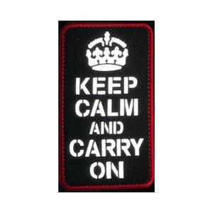 [JH332O4U_51]패치 와펜 KEEP CALM AND CARRY ON