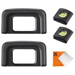 K&F 컨셉 접안렌즈 커버 및 핫슈 키트, 뷰파인더 프로텍터 아이컵 DK-25, 니콘 D5600 D5500 D5300 D5200 D5100 D5000 D3500 D3300 카메라