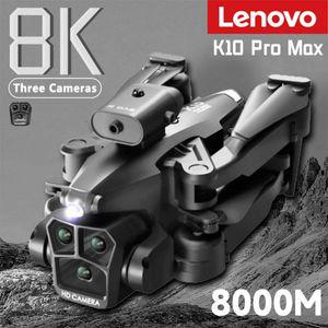 입문용 농업용 드론 레노버 K10ProMax 카메라 4k 전문 3 8k UAV 광학 흐름 장애물 회피 쿼드콥터 RC 8km