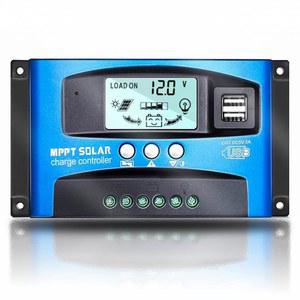 듀얼 USB 포트, LCD 디스플레이, 새로운 Mppt 기술을 갖춘 EpRec MPPT 60A 12V /24V 자동 포커스 추적 태양광 패널 충전 컨트롤러 레귤레이터