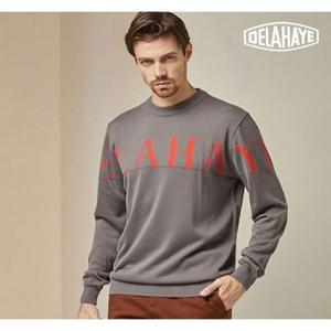 [후스타일][DELAHAYE] 아트워크 남성 니트_그레이