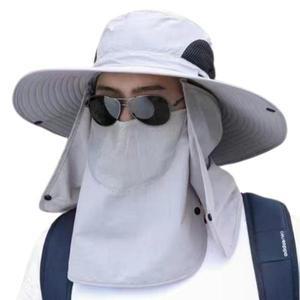 알파마운틴 자외선 차단 아웃도어 챙 모자 넥커버 세트