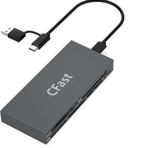 메온셀 휴대폰 태블릿 메모리 카드 리더 CF MS SD TF XD Cfast 카메라 동시에 6 장