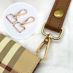 고리 2P 부자재 골드 가방연결고리 가방끈 20mm D링 (WFGTGTD)