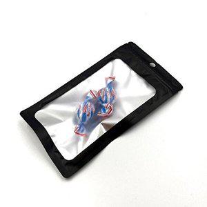 [셀러허브 패션][JHP103S6_51IL]지퍼백 블랙 은박지퍼백 (10cmX18cm)