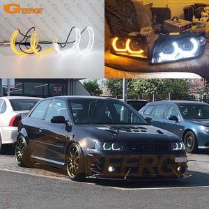 아우디 A3 8L 8P 2000 - 용 울트라 브라이트 크리스탈 DTM M4 스타일 Led 엔젤 아이즈 키트 헤일로 링 데이