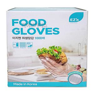 이지엔 위생용 비닐장갑 1000매 일회용 위생장갑