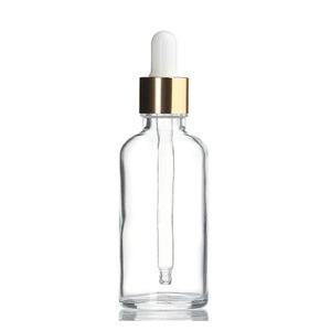 스포이드 투명 골드 뚜껑 50ml 향수 공병 향수용기 스프레이 유리 DIY