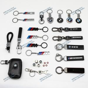 가죽 금속 로고 자동차 키 체인, 고급 BMW E46 E90 E39 E60 E36 E30 E61 E91 E92 E87 F10 F20 F30 M4 X3 액