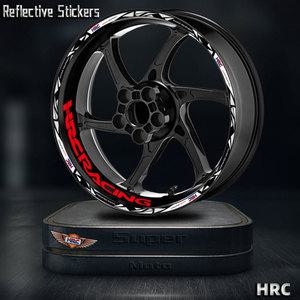 반사 오토바이 휠 스티커 17 인치 데칼 림 스트라이프 테이프 CBR650R 600 rr CBR 600 F4 f4i CBR1000RR 25