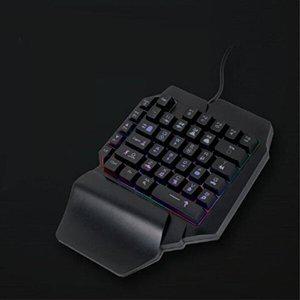 [셀러허브 패션][JHP45157_51BV]한손 키보드 미니 동시입력 RGB 백라 IF739