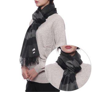 [부산점][버버리][버버리] 24FW 여성 체크 캐시미어 머플러 (8077893 CHARCOAL W 24F)