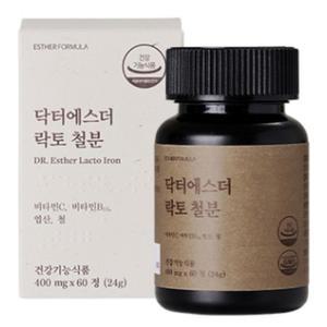 여에스더 닥터 락토 철분 비헴철 비타민C 엽산 60정