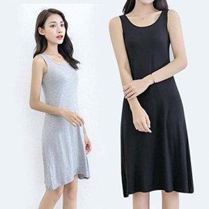 [셀러허브 패션][JHQSBGV0_51IB]이너 원피스 A라인 데일리 나시 드레스