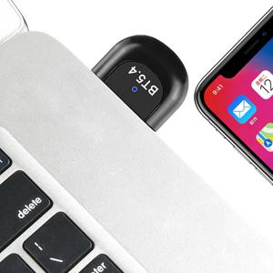 USB 블루투스 호환 5.4 어댑터 음악 오디오 리시버 송신기 드라이버 무선 컴퓨터 PC 노트북용